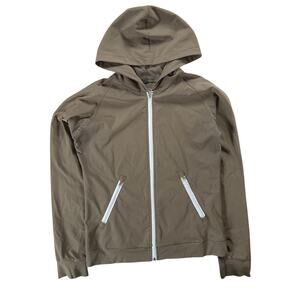 Brown Women's Full-Zip Up Sweater Size Large